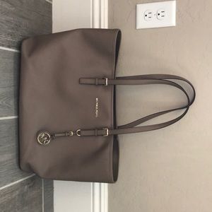 Michael Kors Taupe Tote Bag